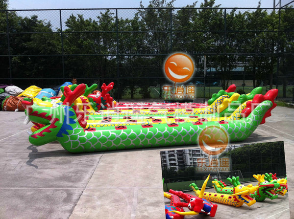 供应充气龙舟,充气龙气模,趣味运动器材之充气龙舟,充气龙