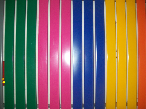 新型广告门头装饰材料 彩钢扣板 扣条深蓝 海蓝 翠绿色 现货