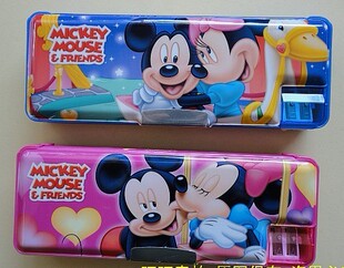 批发 迪士尼 z110860mu 巧巧双削 笔盒 文具盒 学生铅笔盒