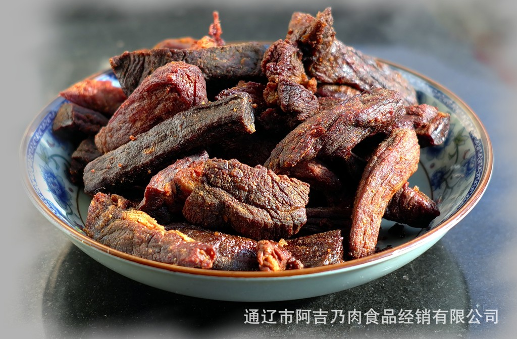 通辽牛肉干 内蒙古特产 牛肉干 手撕牛肉 孝庄家园风干牛肉