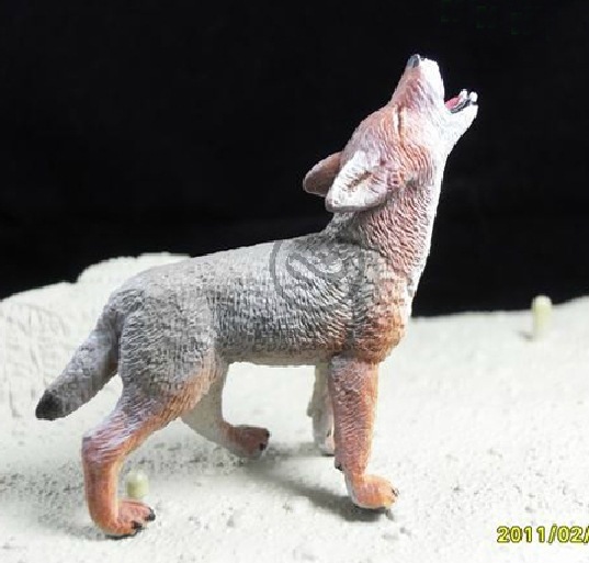 家居用品,母婴,玩具 玩具 模型玩具 美国safari正品郊狼幼崽野生动物