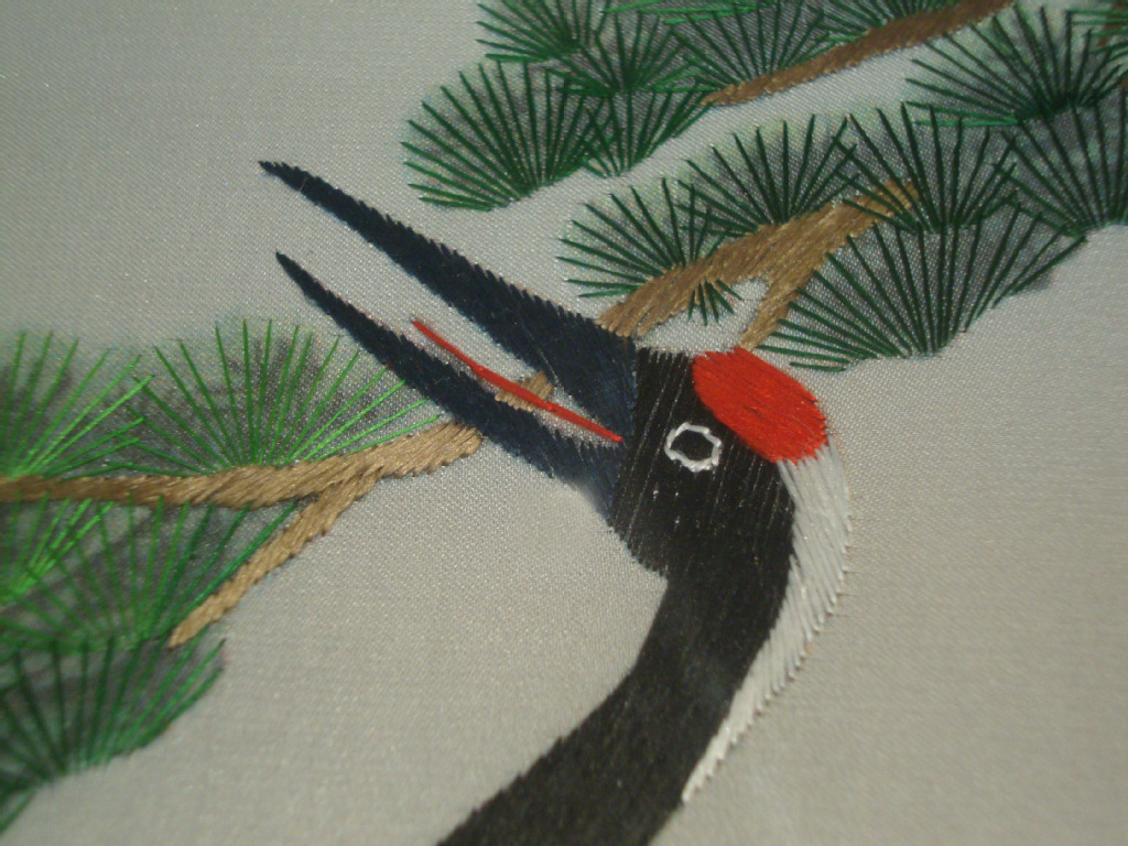 千年晋绣 纯手工刺绣 松鹤延年 婚庆 佳节 旅游 馈赠亲朋佳品