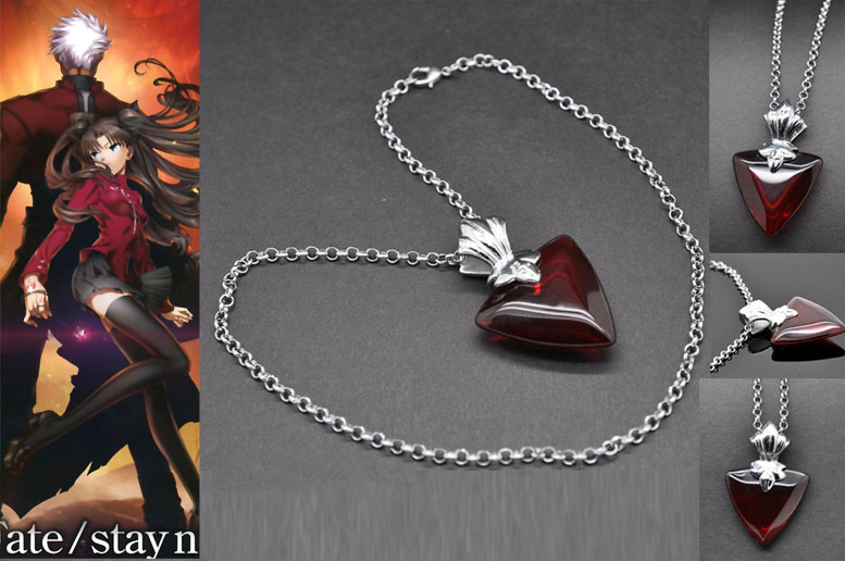 动漫周边批发命运之夜游戏fate stay night远坂 凛随身吊坠项链