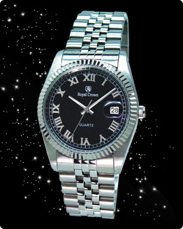 rc手表 萝亚克朗royalcrown石英男表3662m