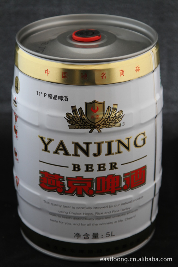 燕京啤酒 燕京5升桶装啤酒