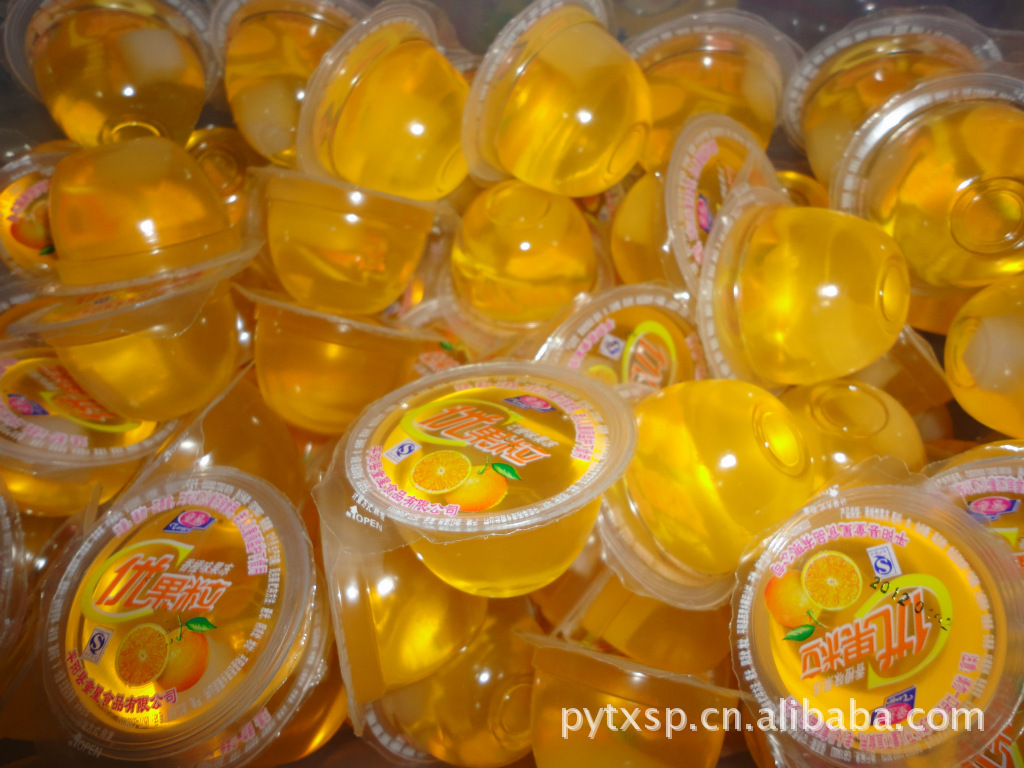 【推荐产品】散装果冻,5kg/箱. 48口径果冻