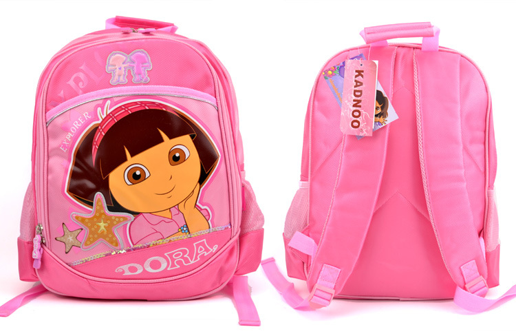 卡迪奴正品朵拉儿童书包 可爱女童背包小学生双肩包包 童包dr003