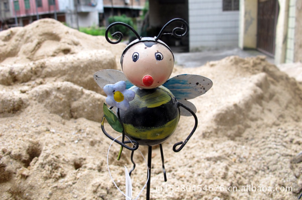 供应 花园插件 欧式林园花园装饰铁艺密封小插件花园插件 8397