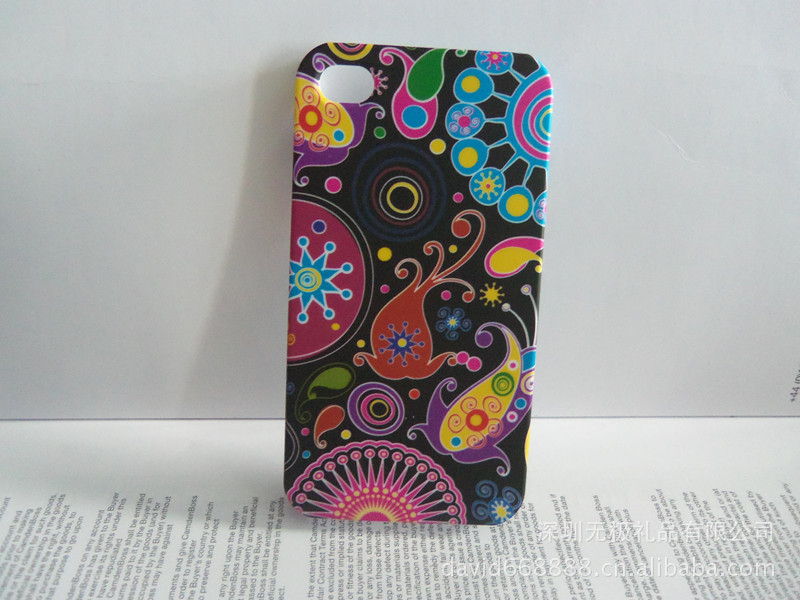 水贴工艺海底世界苹果手机外壳iphone保护套苹果手机保护套