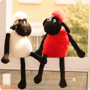 d144 粘土动画 小羊肖恩 多利羊公仔玩偶礼物 多利羊毛绒公仔