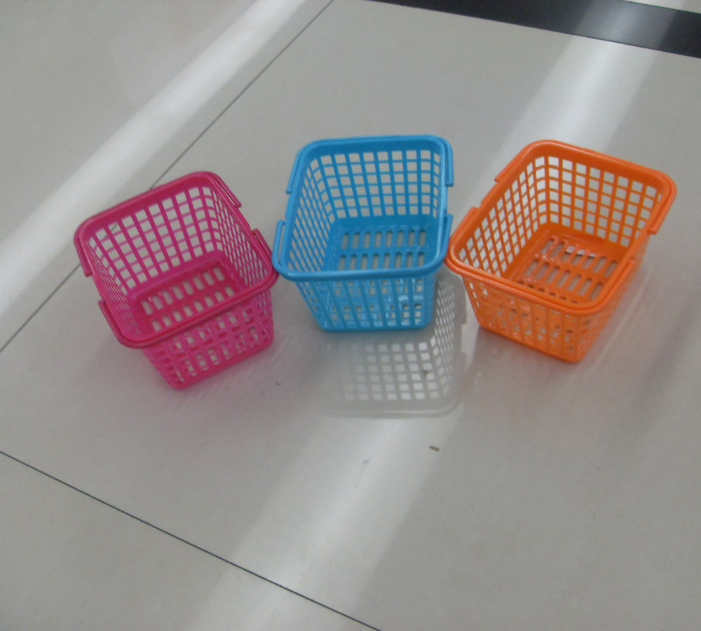 批发供应塑料篮子 收纳篮 小提篮 长方篮 多用篮 糖果篮