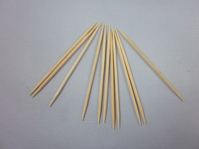 高级精品上等 两头尖牙签31克 230支天然环保竹牙签