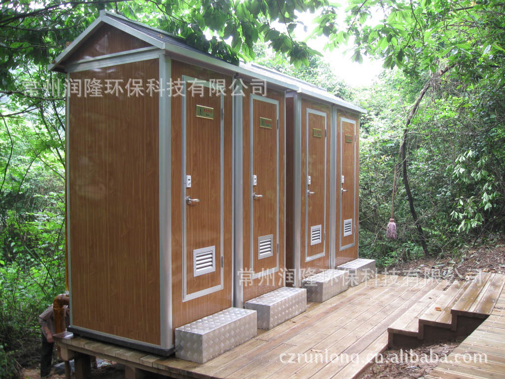 供应江西原生态仿古式泡沫封堵湿地型移动环保厕所