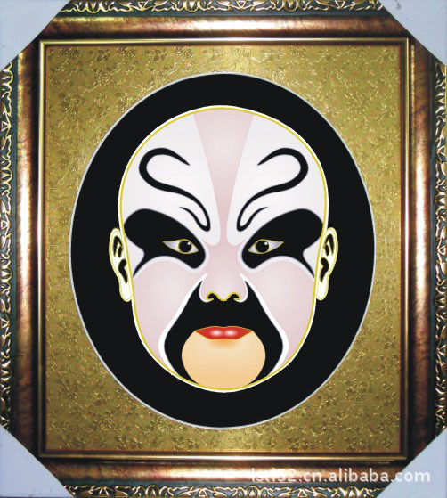 gy0023脸谱传龙状元媒采嵌工艺民族工艺纯手工