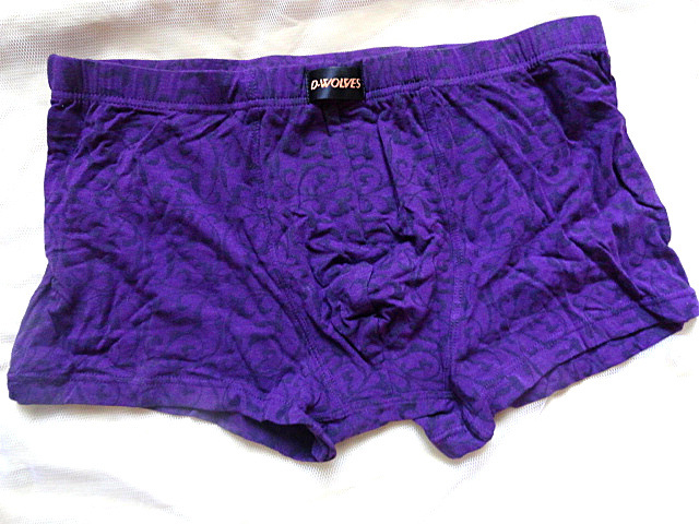 正品 与狼共舞平角 木浆纤维 男士内裤 精美盒装1*2#76559