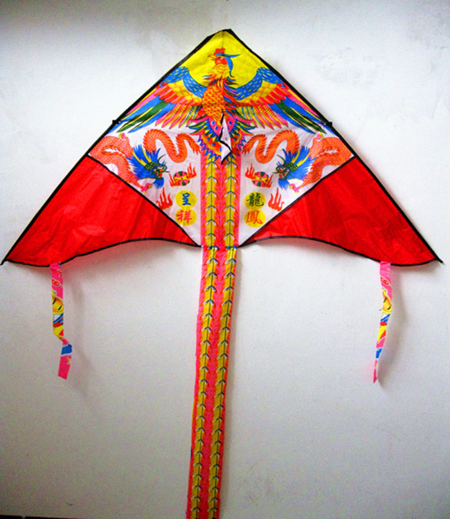 【x01】供应1.5米龙凤呈祥风筝 卡通龙风筝 新款