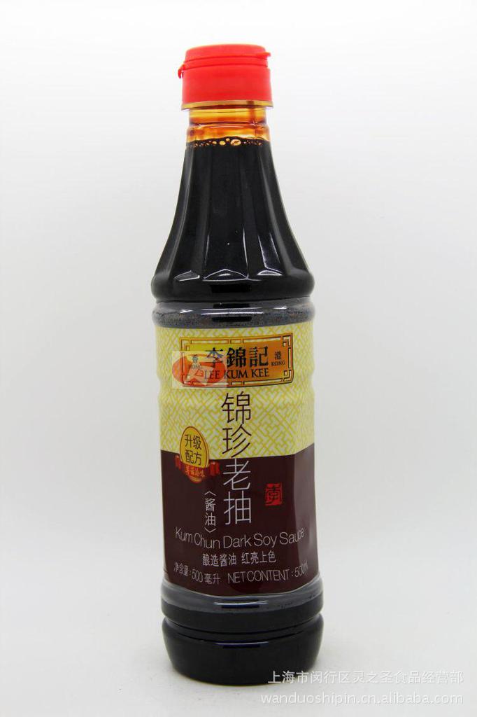 李锦记锦珍老抽500ml 酱油