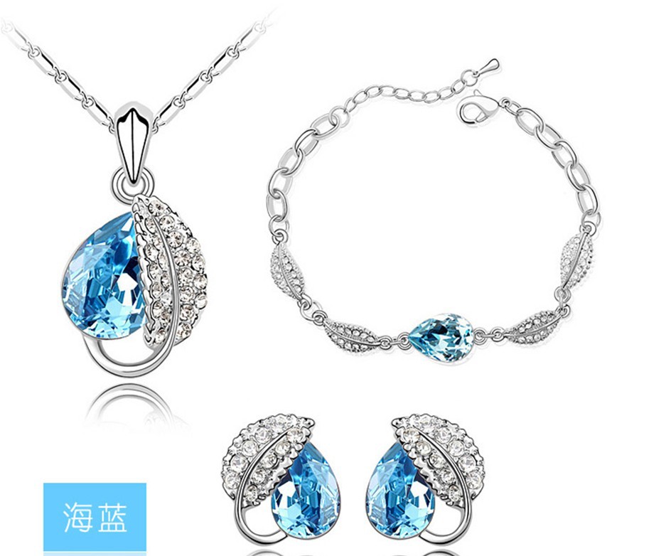 新娘饰品三件套婚纱项链新娘套链皇冠套装韩式结婚配饰首饰三件套