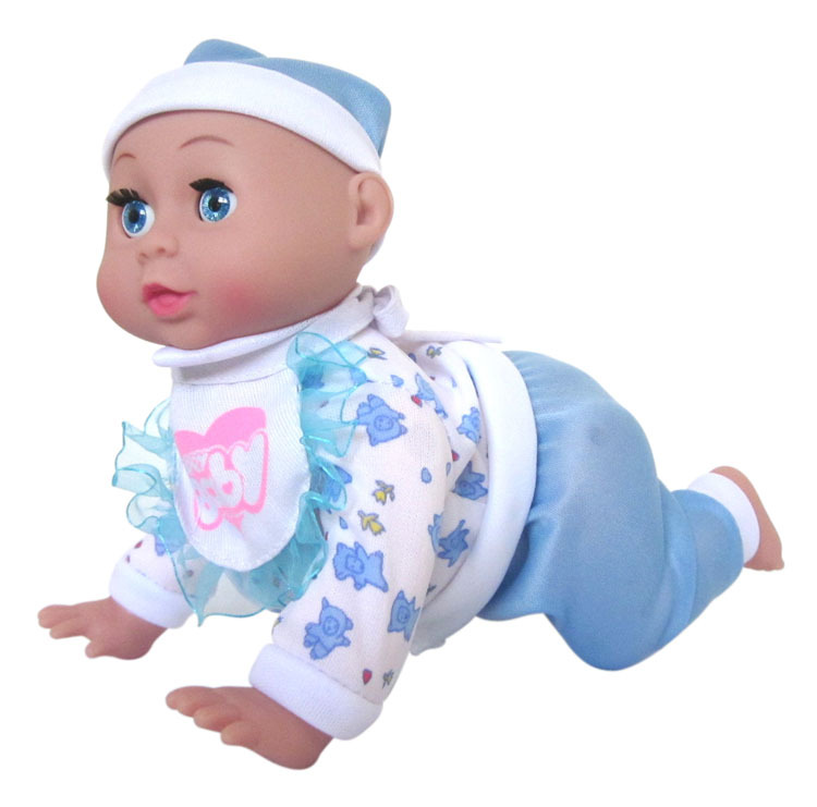 电动玩具 爬娃 塑料玩具 电动爬行娃娃 会哭笑唱歌学爬行叫爸妈