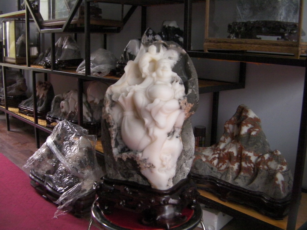 143号灵璧白灵石 白灵石雕刻 玉雕 佛雕 吉祥摆件 藏品 供品 玉图片_1