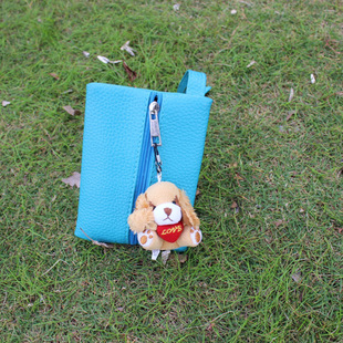 供应手机挂件卡通小巧可爱抱心狗挂件 毛绒玩具