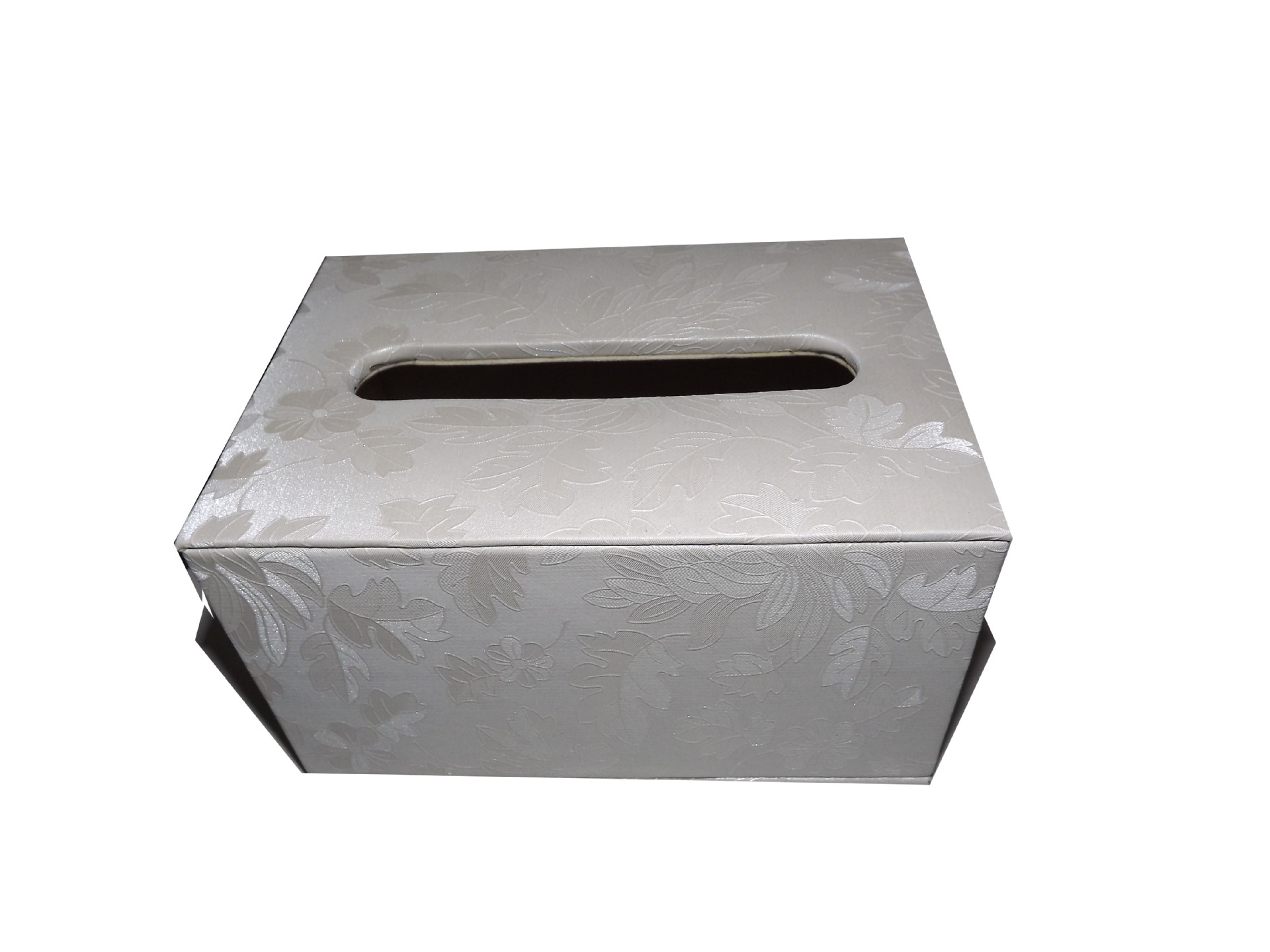 纸巾盒白色皮料纸巾盒枫叶图案纸巾盒简单大方嘉美