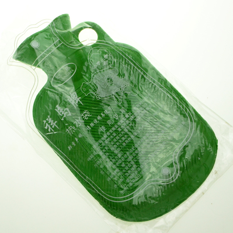 热水袋 品牌 祥马 货号:1 颜色:梅红 绿色&