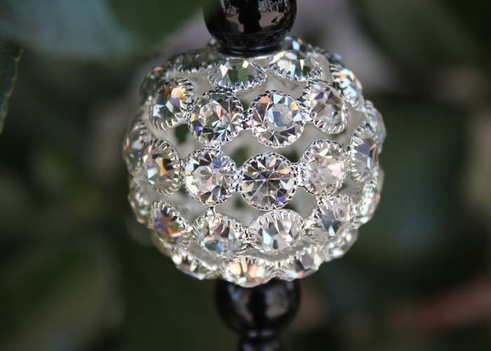 浙江金华钻石球车挂 汽车挂件 超闪特级水钻(彩光) 汽车车饰批发14-1d