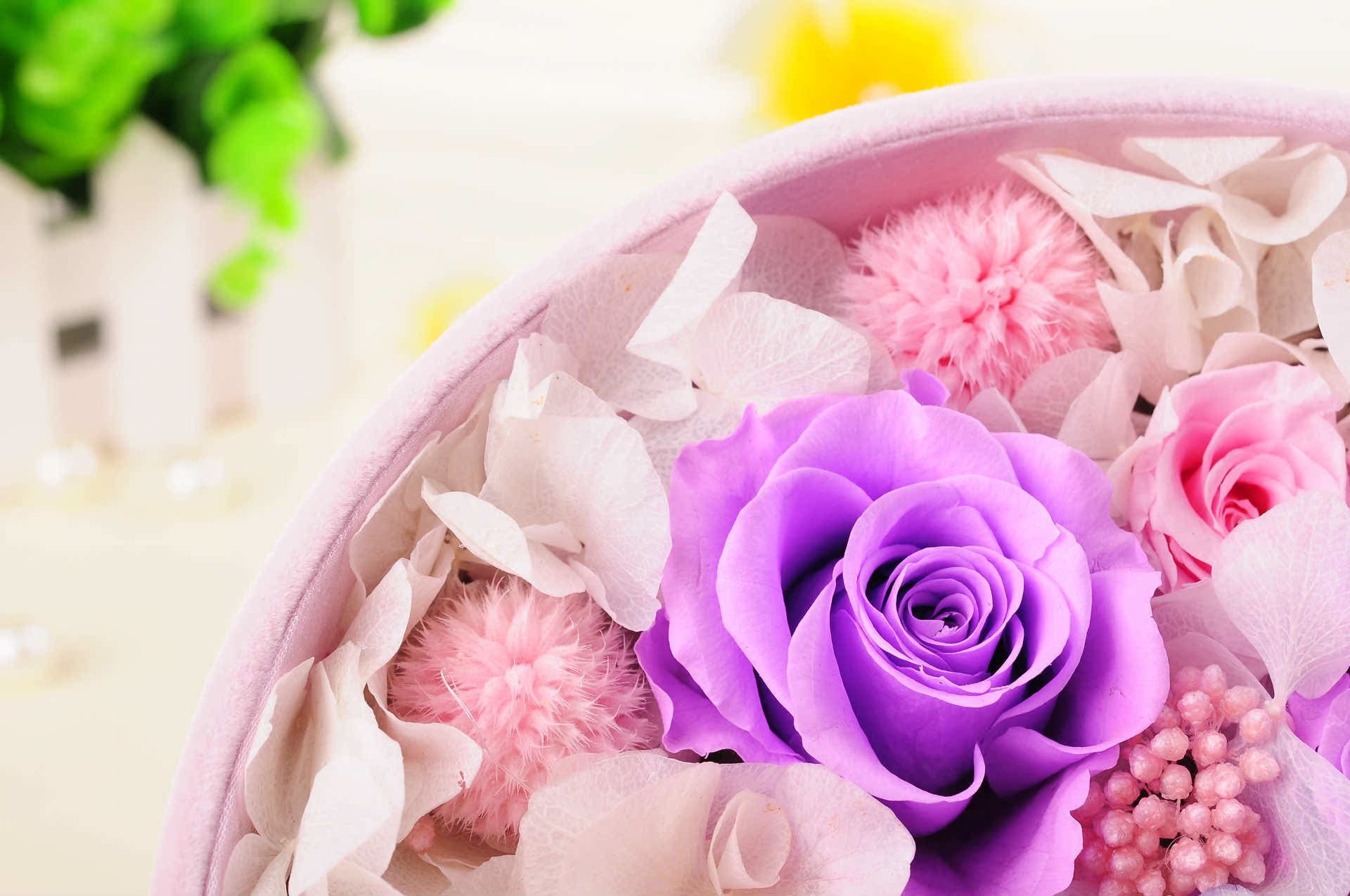 保鲜花 永生花 永不凋谢玫瑰真花 一件代 发