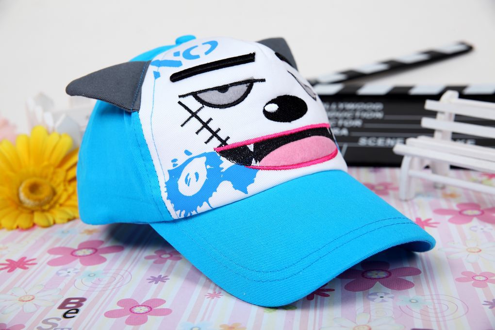 【图】春季鸭舌帽 灰太狼儿童棒球帽 流行爆款童帽 遮阳帽 z-28_帽子_