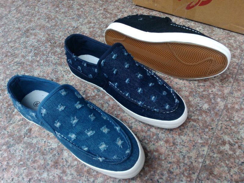 厂家直销2013时尚破布图案注塑底板装饰淘宝帆布休闲库存温州男鞋