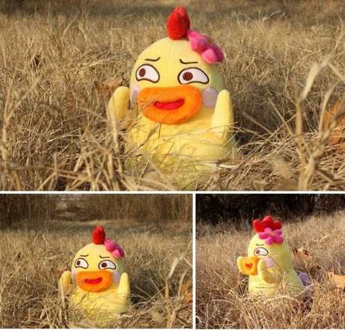 一件代发 正品有吊牌毛绒小幺鸡送袋子 超萌超贱马里奥小黄公仔