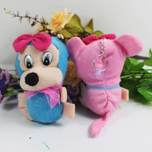 11cm带花米奇玩具挂件 毛绒挂件批发 毛绒玩具厂家直销 可定做