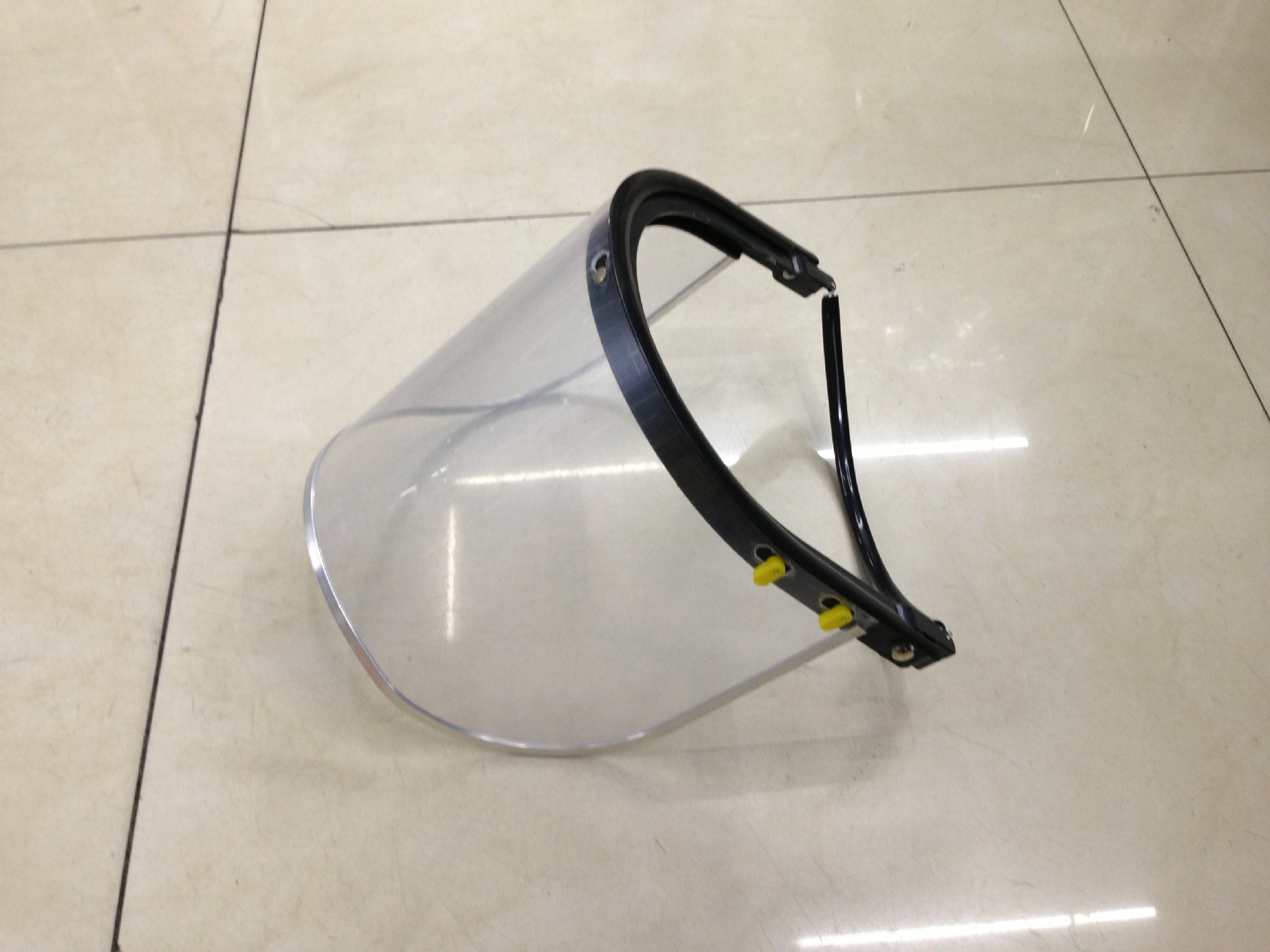 透明防灰尘 全塑支架pvc面罩 pvc面屏