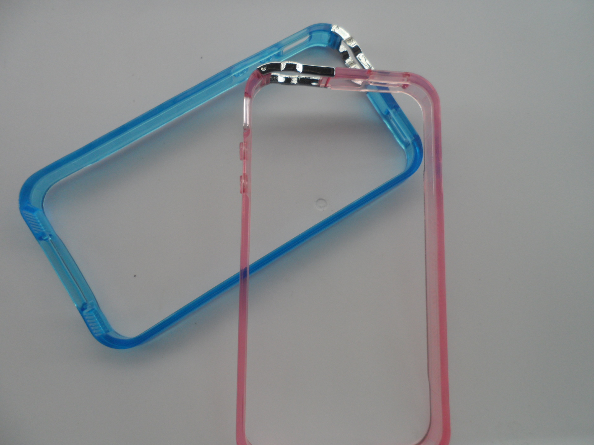 iphone44s透明边框彩色边框塑料边框苹果4代手机保护框外壳