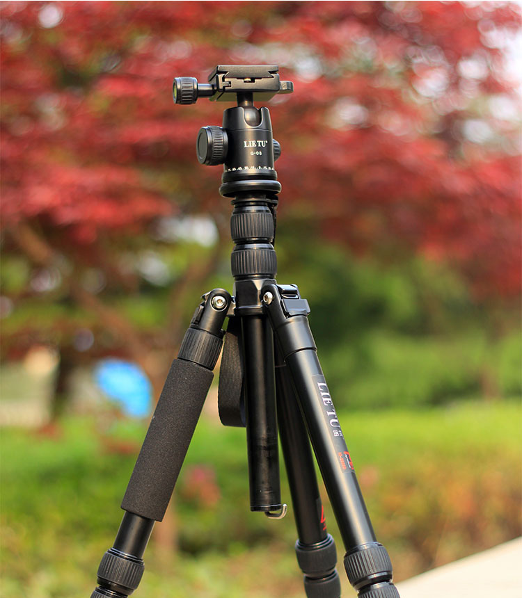 猎图m-2505单反相机三脚架便携数码相机三角架支架云台套装图片_26