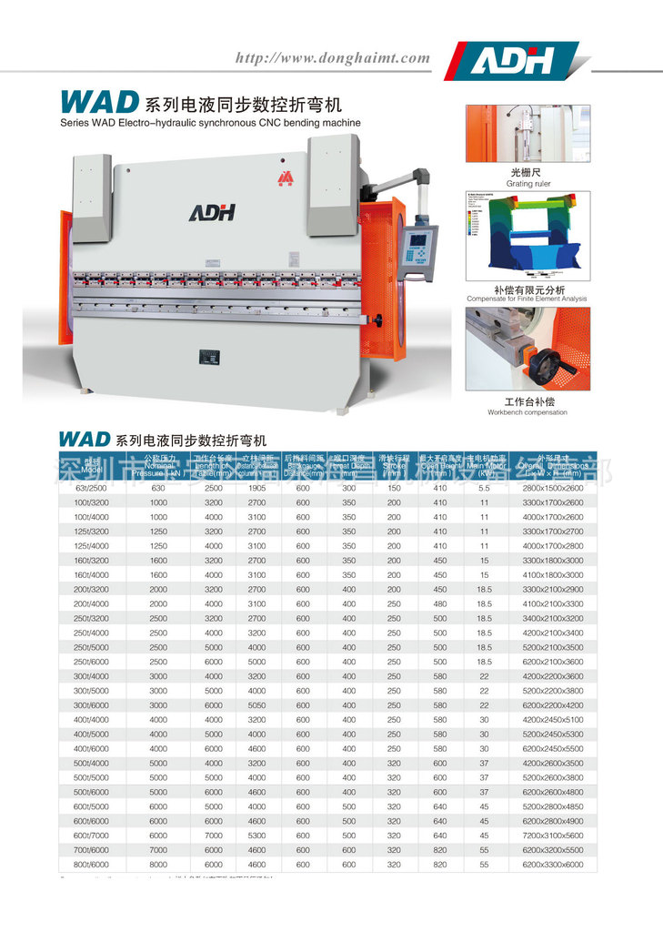 da41系列全數控折彎機 100t-3200型數控折彎機 模具訂做機床維修