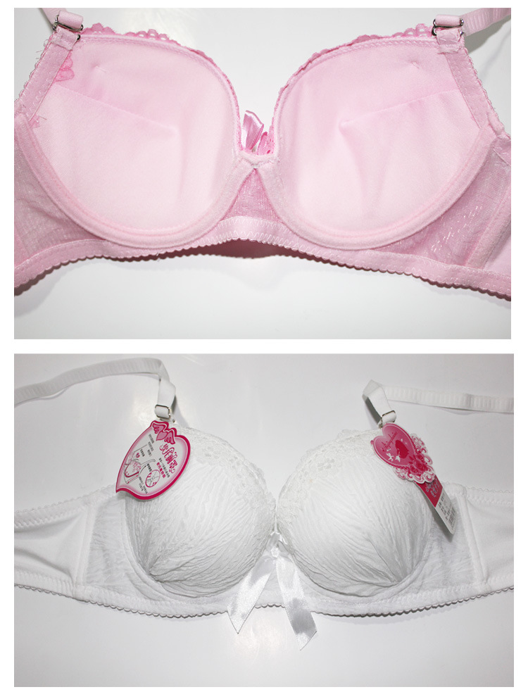 新款 时尚调整型文胸 聚拢内衣 少女薄款a罩杯 特价 爱情少女1272