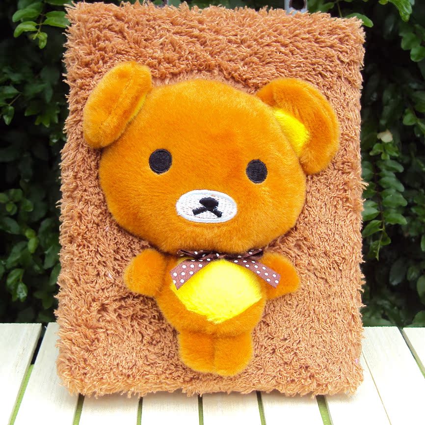 7寸卡通毛绒相册 宝宝成长相册 可爱相簿 插页式相册 相册混批