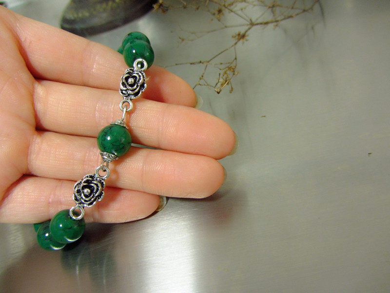 原创设计民族风饰品 热卖古银珠串手工手链 个性手链