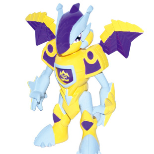 批发新款斗龙战士2灵动创想益智变形机器人玩具4寸战斗龙 吉卡