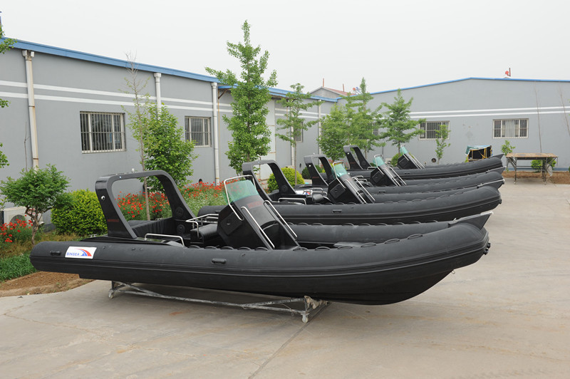 6米玻璃钢橡皮艇充气游艇钓鱼艇冲锋舟救援艇