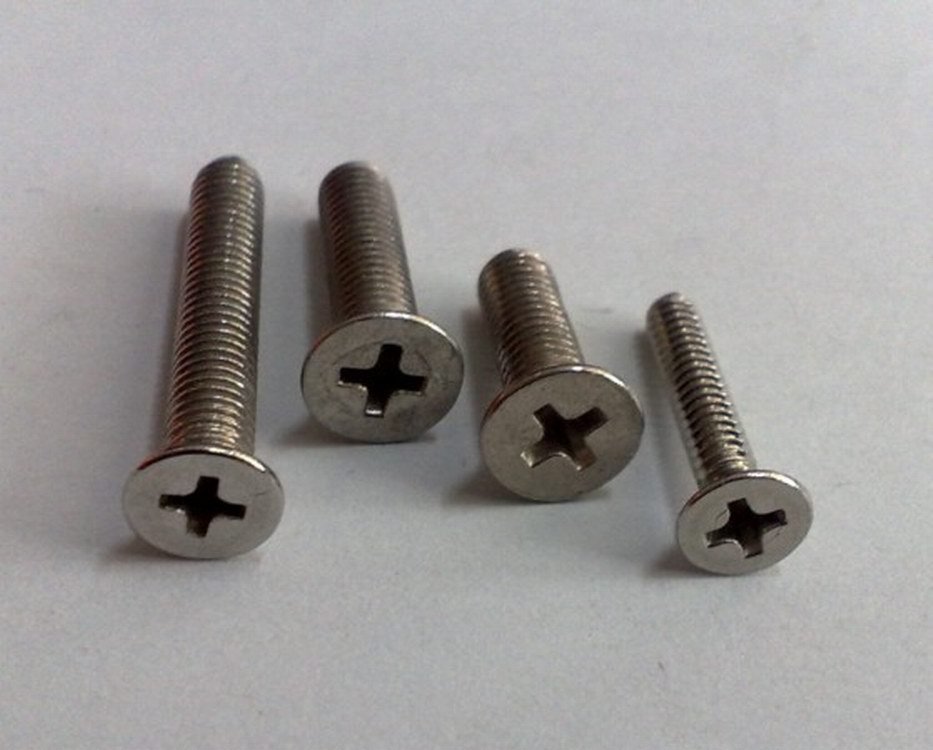 不锈钢304沉头螺丝 十字沉头机钉 一十字沉头