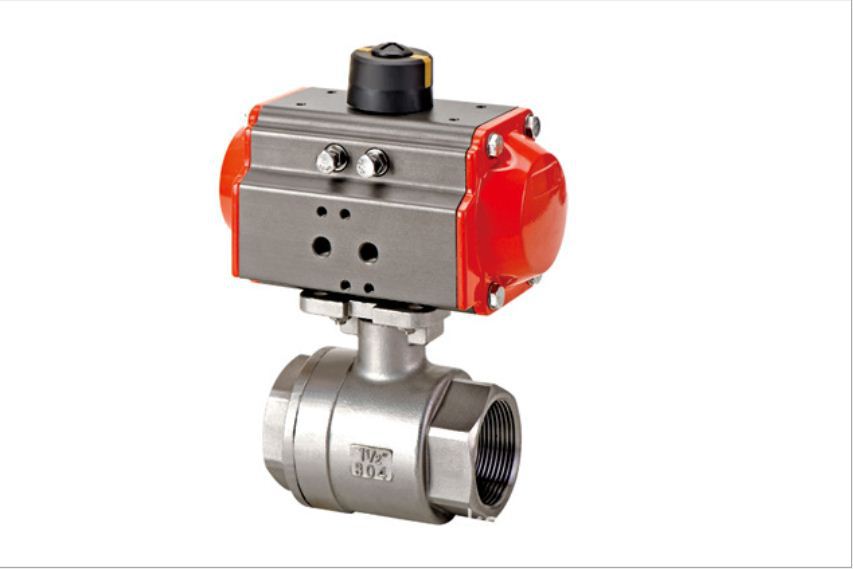 q611,气动球阀,气动内螺纹球阀