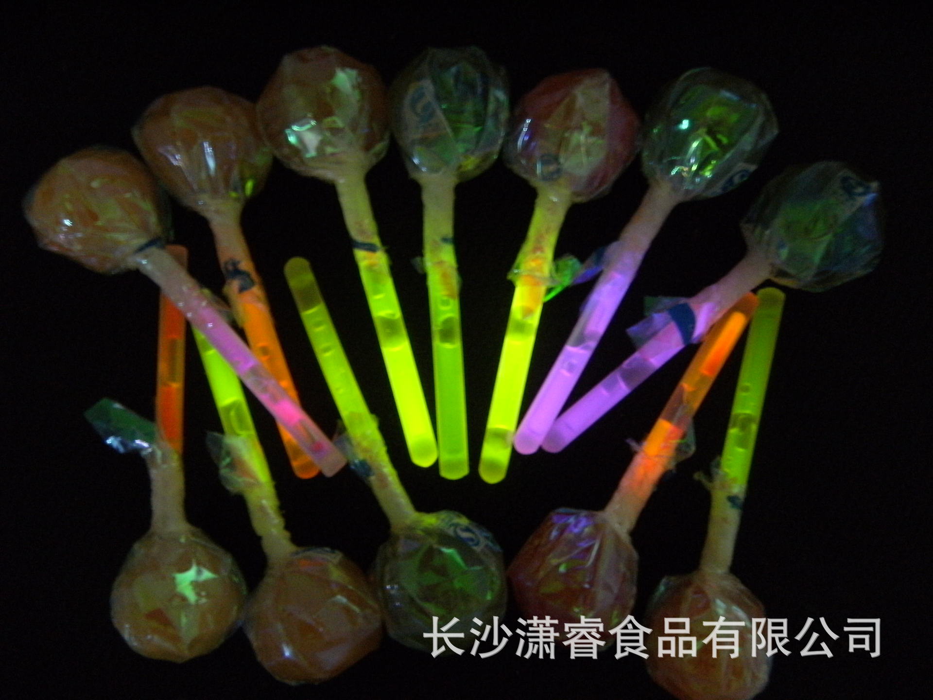 荧光棒棒糖 发光棒棒糖 棒棒糖批发零售ktv必备 一件多件代发