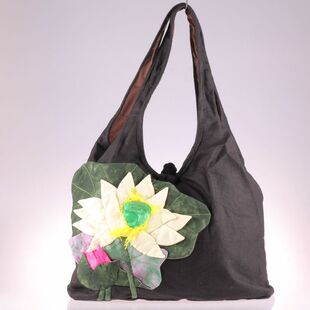 新款民族风中国风布包 大荷花包 清新时尚 女式包厂家特价直销