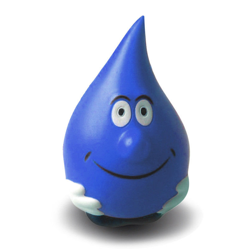 厂家直销pu水滴人 礼品 颜色可定做!环保无毒!外观新颖!