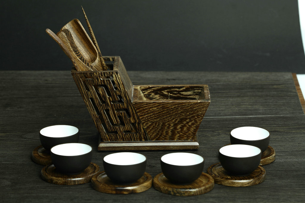 精品热销优质实木茶道鸡翅船形茶道组合茶道配件批发