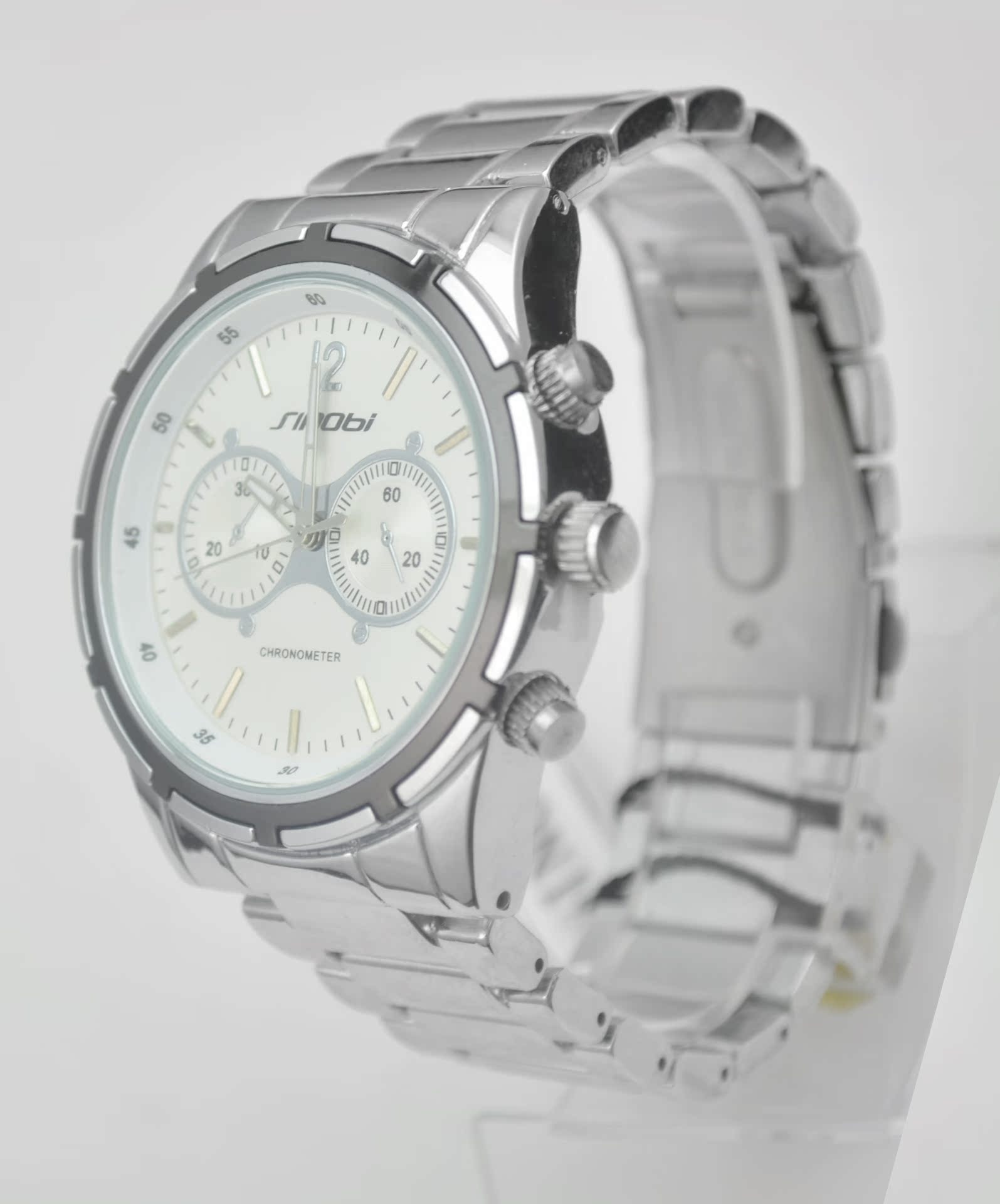 2013正品推荐时诺比sinoib时尚休闲运动款石英表男士手表