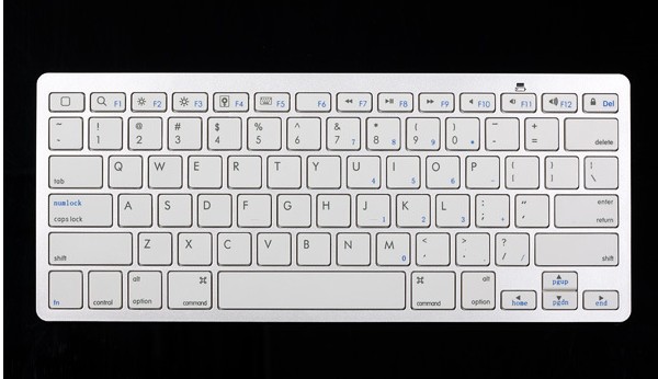 厂家供应 苹果白色ipad通用型蓝牙键盘